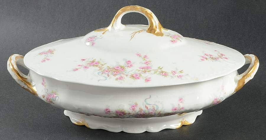 Schleiger 342F Oval Covered Vegetable by Haviland-1