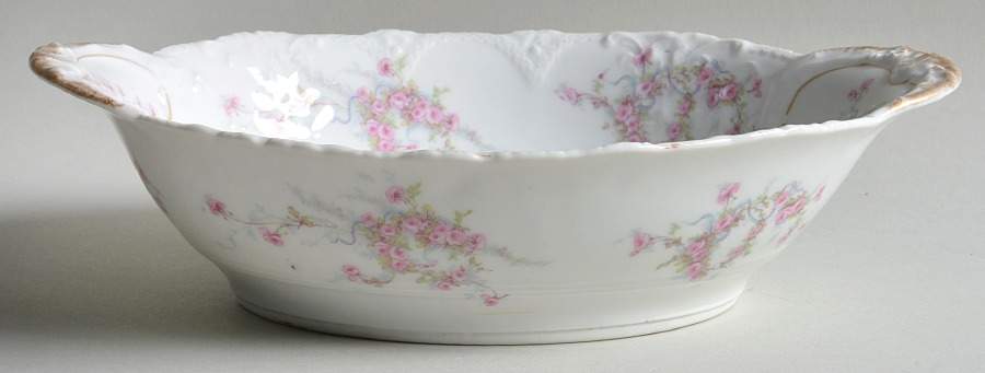 Schleiger 342j 10" Oval Vegetable Bowl by Haviland-1