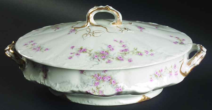 Schleiger 342j Oval Covered Vegetable by Haviland-1