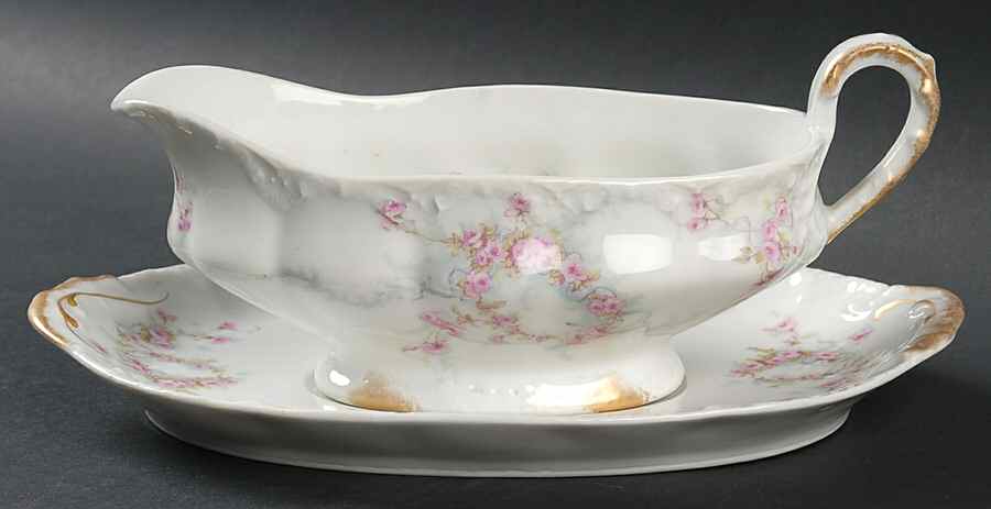 Schleiger 342j Gravy Boat & Underplate by Haviland-1