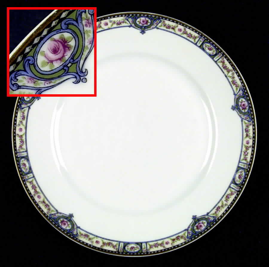 Schleiger 344 Dinner Plate by Haviland-1