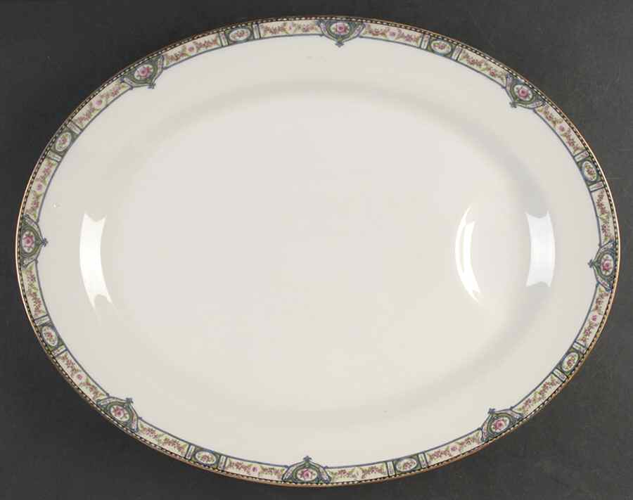 Schleiger 344 16" Oval Serving Platter by Haviland-1