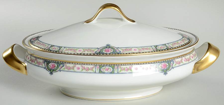 Schleiger 344 Oval Covered Vegetable by Haviland-1