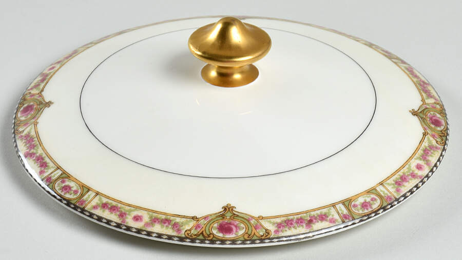 Schleiger 344a Lid for Round Vegetable by Haviland-1