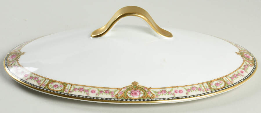 Schleiger 344a Lid for Oval Vegetable by Haviland-1