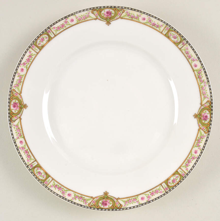 Schleiger 344d Luncheon Plate by Haviland-1