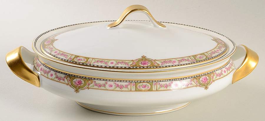 Schleiger 344d Oval Covered Vegetable by Haviland-1