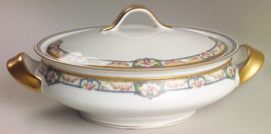 Schleiger 345A Round Covered Vegetable by Haviland-1