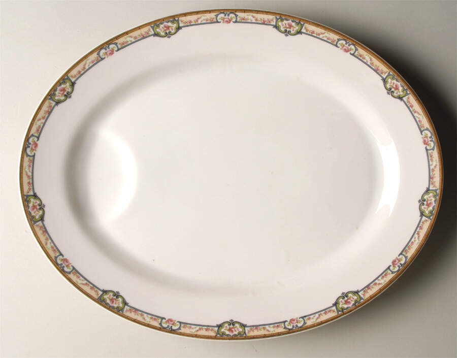 Schleiger 345A 15" Oval Serving Platter by Haviland-1
