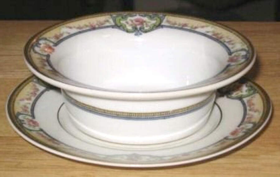 Schleiger 345A Ramekin & Saucer Set by Haviland-1