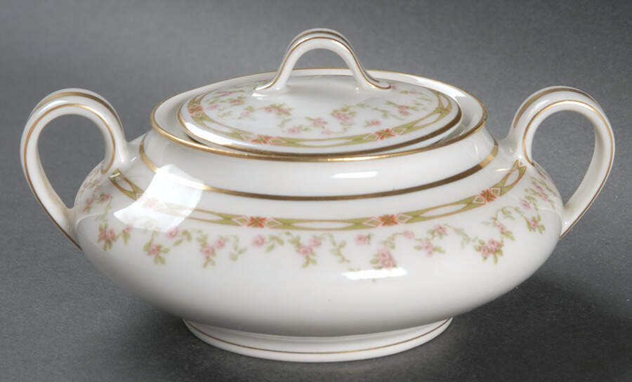 Schleiger 346 Sugar Bowl & Lid by Haviland-1