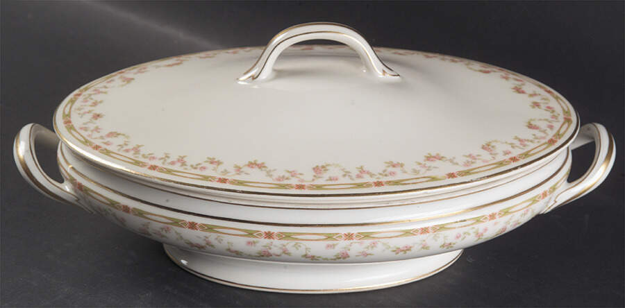 Schleiger 346 Round Covered Vegetable by Haviland-1