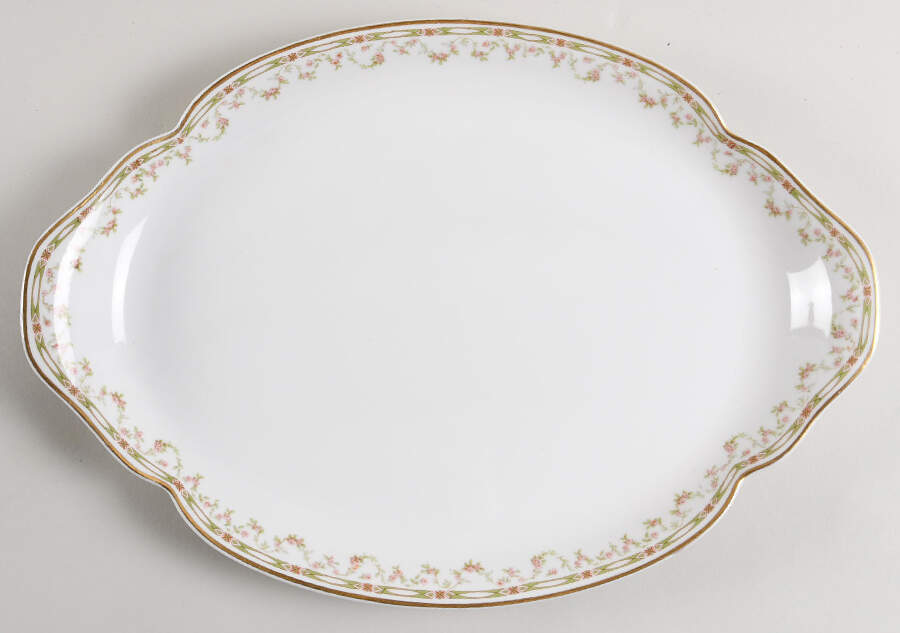 Schleiger 346 16" Oval Serving Platter by Haviland-1
