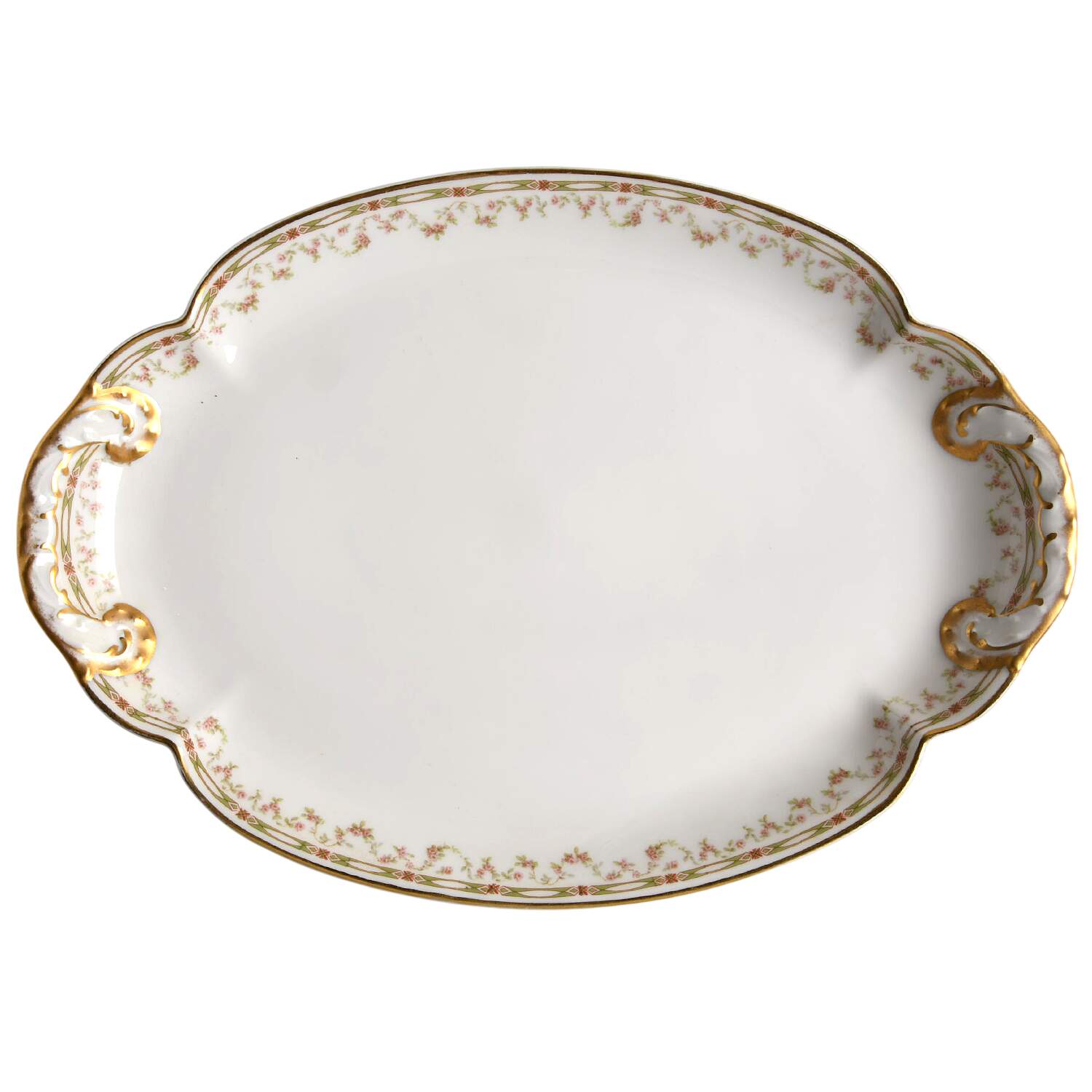 Schleiger 346 16" Oval Serving Platter by Haviland-1