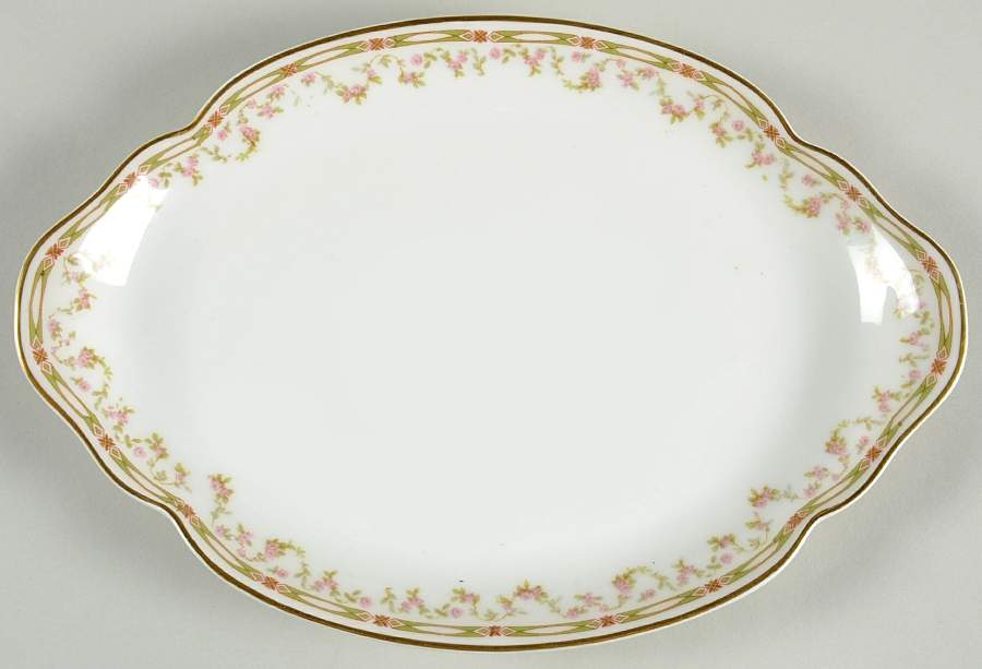Schleiger 346 11" Oval Serving Platter by Haviland-1
