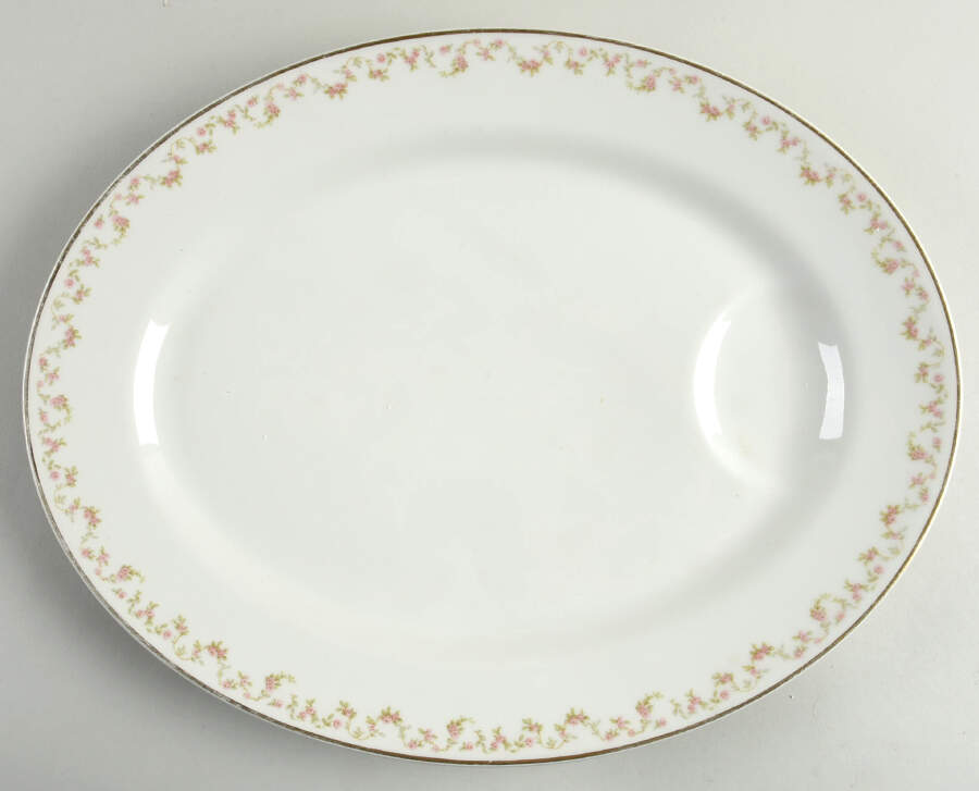 Schleiger 346A 15" Oval Serving Platter by Haviland-1