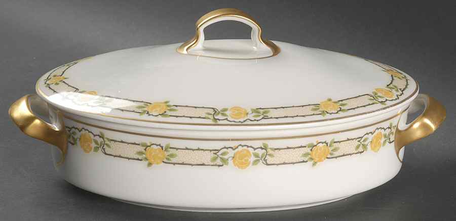 Schleiger 347 Oval Covered Vegetable by Haviland-1