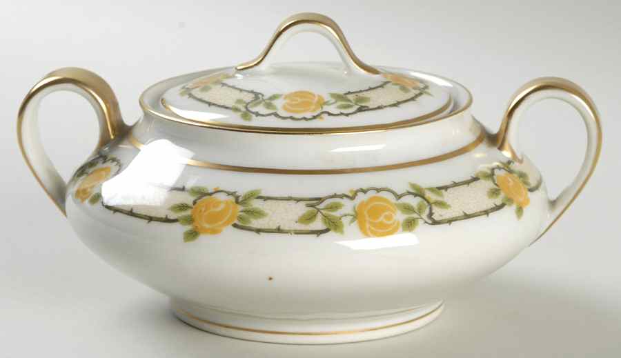 Schleiger 347 Sugar Bowl & Lid by Haviland-1