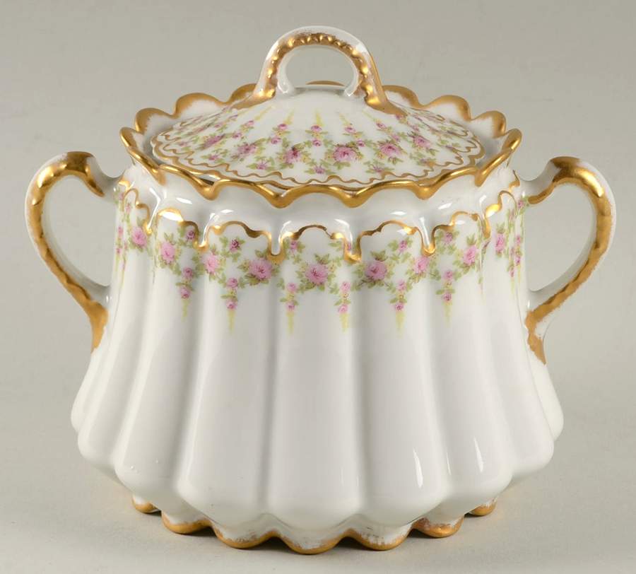 Schleiger 349B Sugar Bowl & Lid by Haviland-1