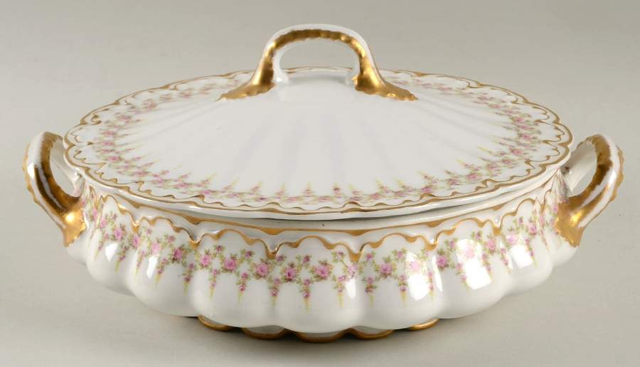 Schleiger 349B Round Covered Vegetable by Haviland-1