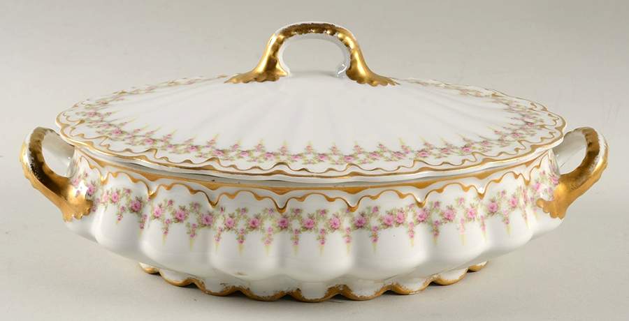 Schleiger 349B Oval Covered Vegetable by Haviland-1