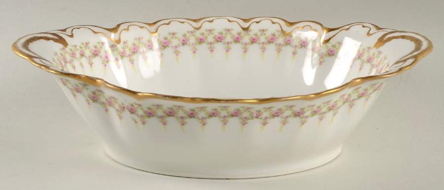 Schleiger 349B 10" Oval Vegetable Bowl by Haviland-1