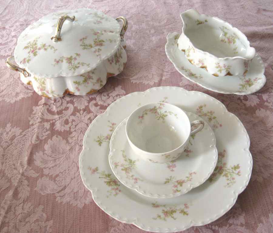 Schleiger 34a Round Covered Vegetable by Haviland-1