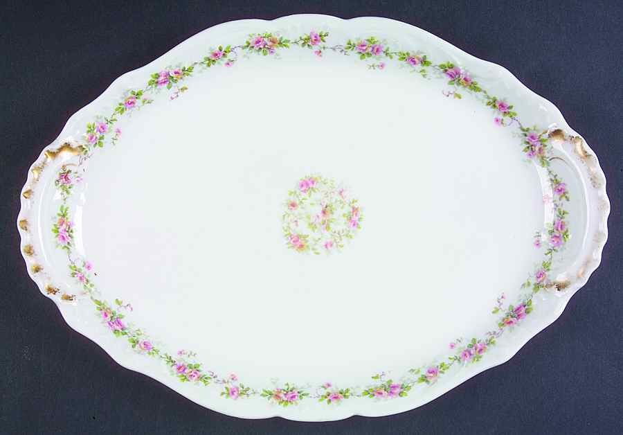 Schleiger 350j 11" Oval Serving Platter by Haviland-1