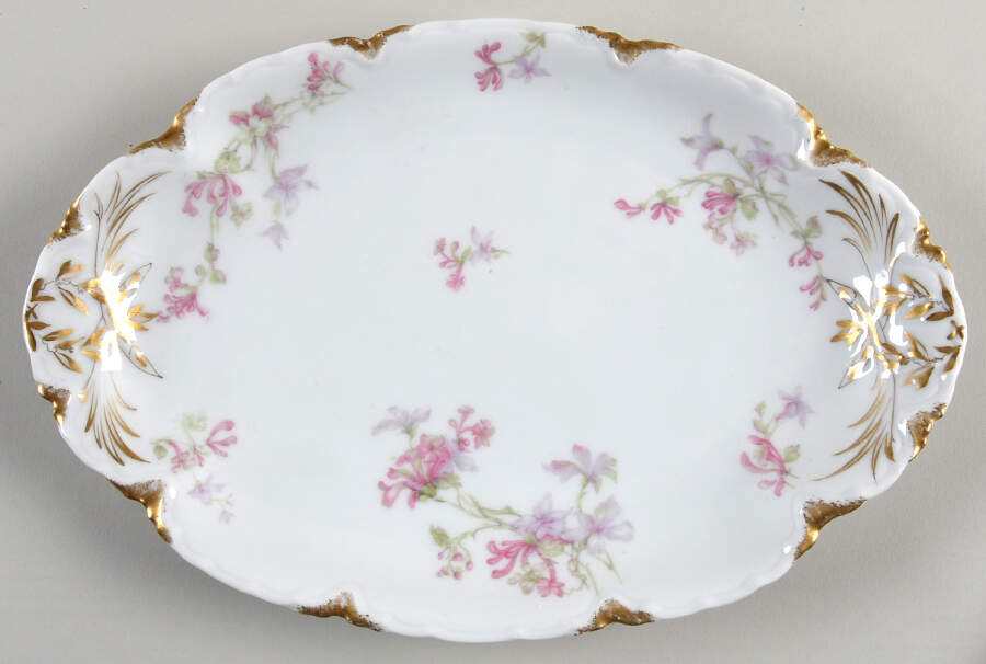 Schleiger 36D 11" Oval Serving Platter by Haviland-1