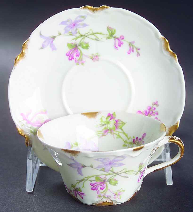 Schleiger 36D Flat Demitasse Cup & Saucer Set by Haviland-1