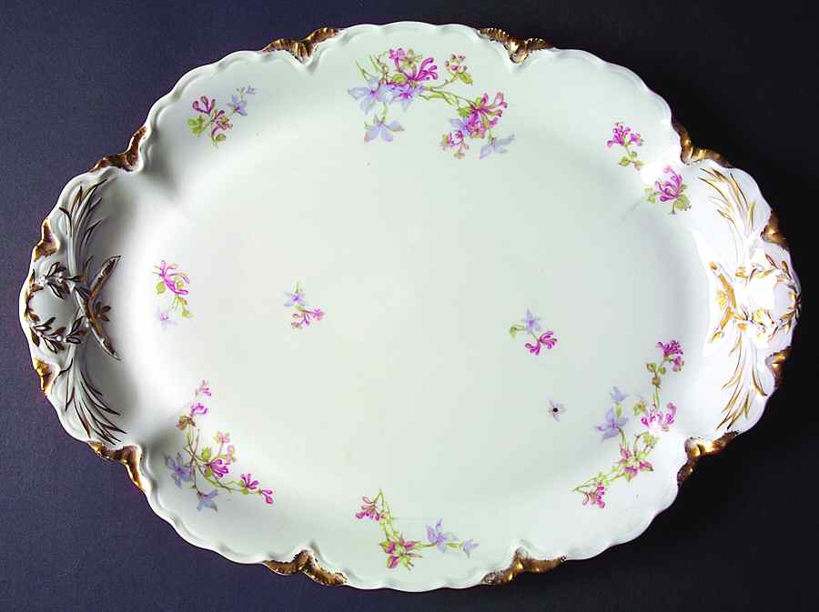 Schleiger 36D 15" Oval Serving Platter by Haviland-1