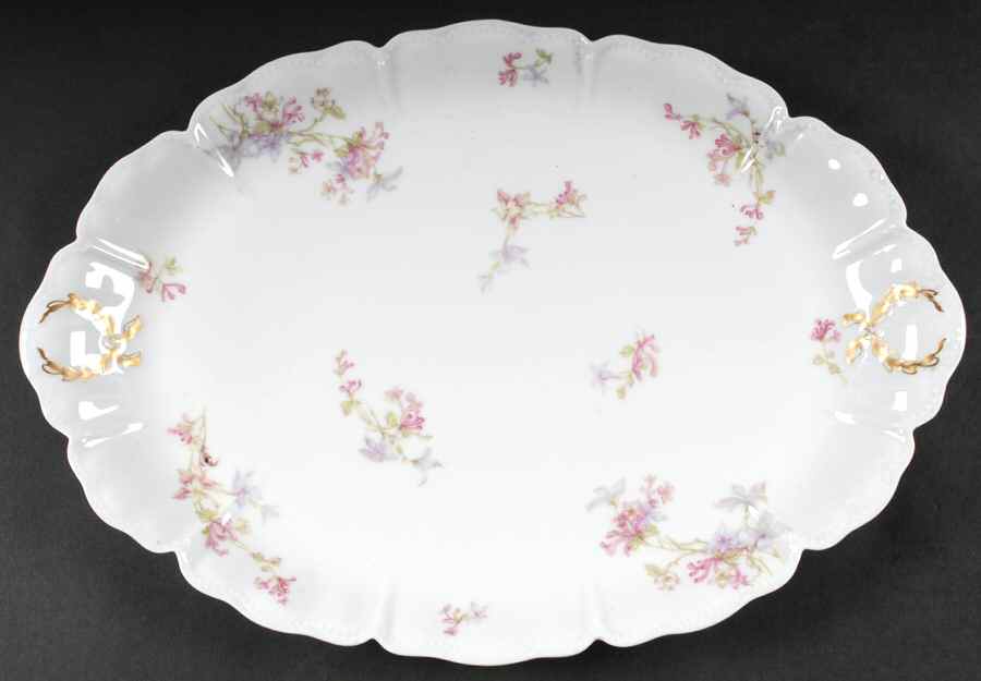 Schleiger 36g 16" Oval Serving Platter by Haviland-1