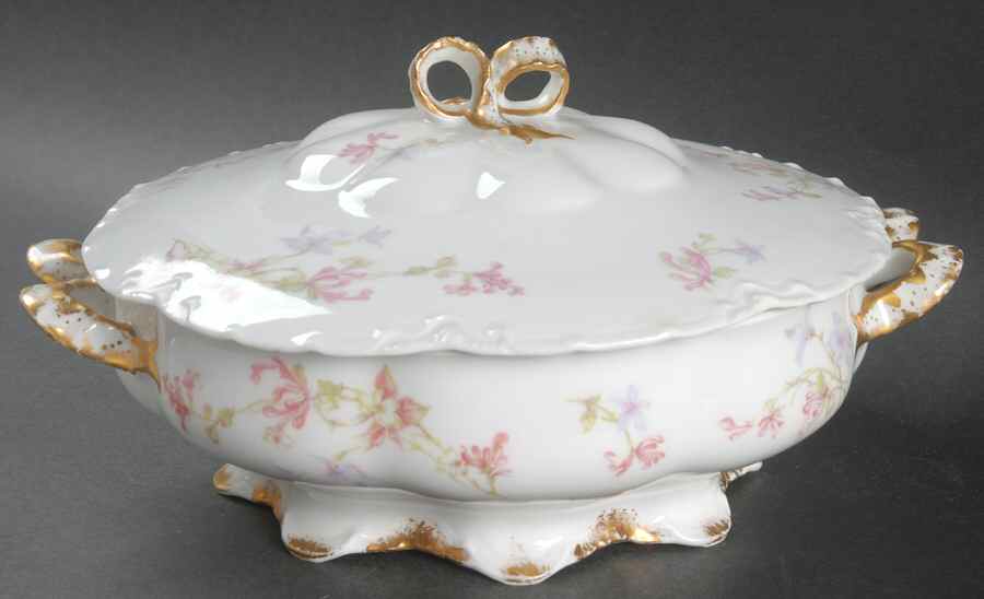 Schleiger 36k Round Covered Vegetable by Haviland-1