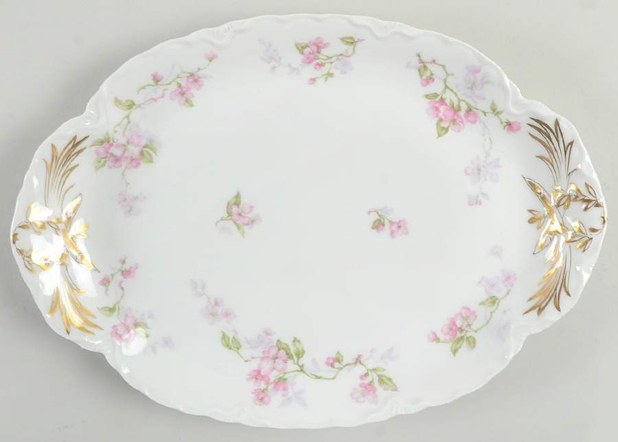 Schleiger 37 11" Oval Serving Platter by Haviland-1