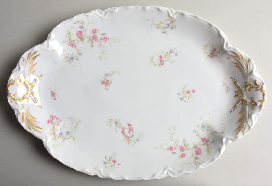 Schleiger 38 15" Oval Serving Platter by Haviland-1