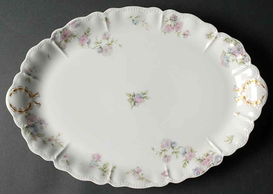 Schleiger 39 14" Oval Serving Platter by Haviland-1