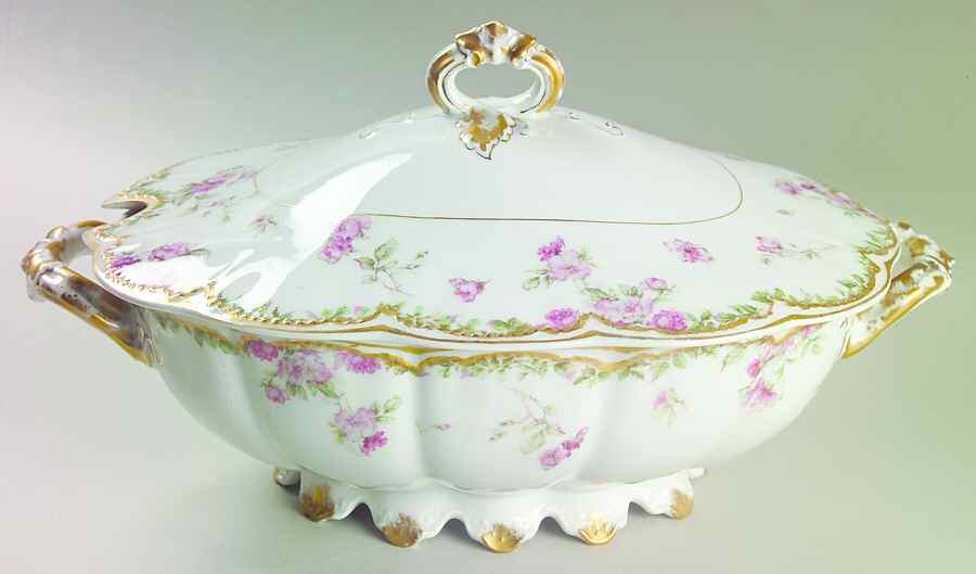 Schleiger 39A Tureen &  Lid by Haviland-1