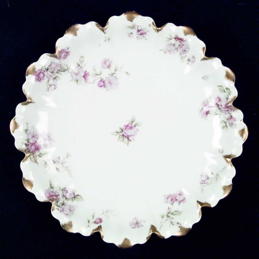 Schleiger 39B Fluted Plate by Haviland-1