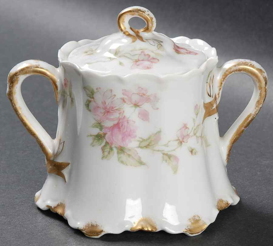 Schleiger 39B Mini Sugar Bowl & Lid by Haviland-1