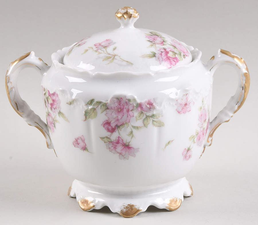Schleiger 39C Sugar Bowl & Lid by Haviland-1