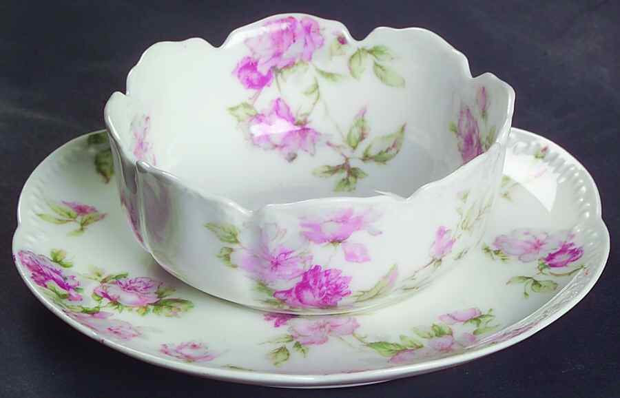 Schleiger 39C Ramekin & Saucer Set by Haviland-1