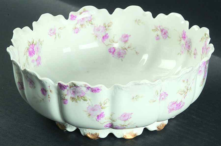 Schleiger 39C 10" Large Salad Serving Bowl by Haviland-1