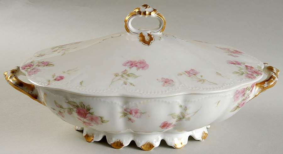 Schleiger 39C Oval Covered Vegetable by Haviland-1