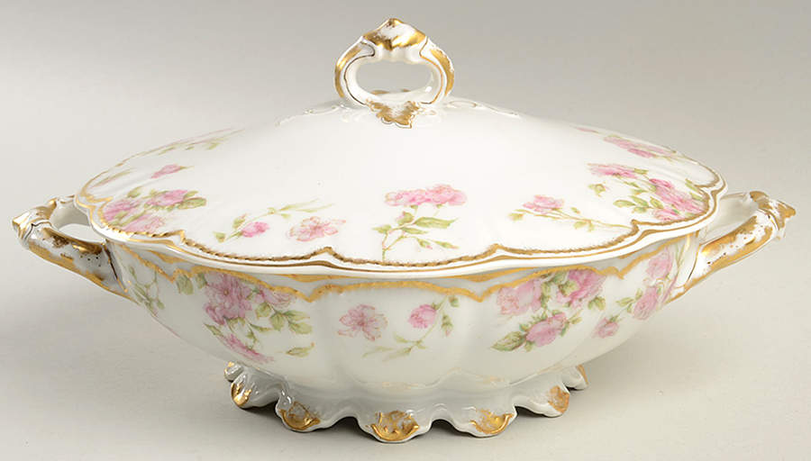 Schleiger 39D Round Covered Vegetable by Haviland-1