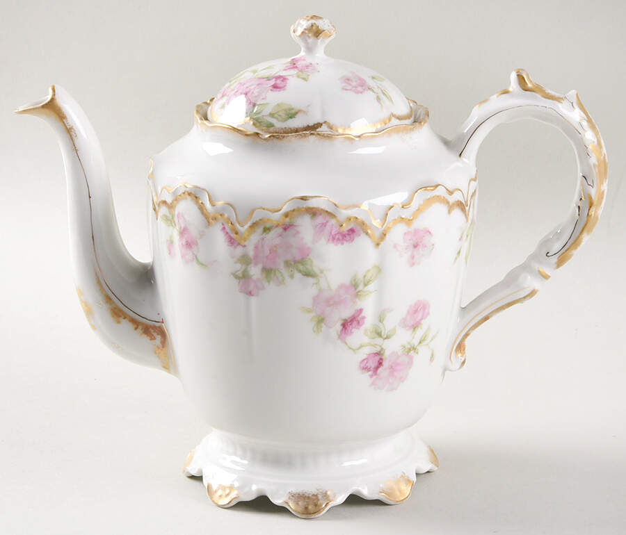 Schleiger 39D Teapot & Lid by Haviland-1