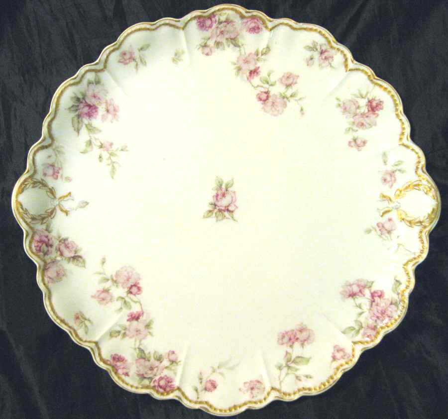 Schleiger 39D Handled Cake Plate by Haviland-1