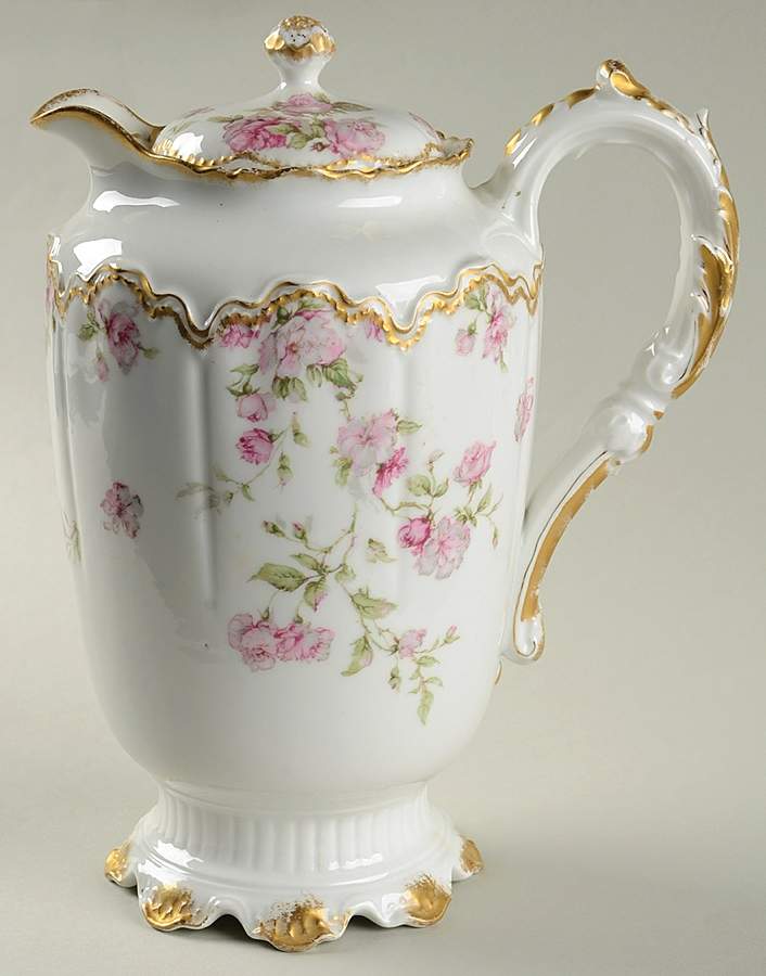 Schleiger 39D Chocolate Pot & Lid by Haviland-1