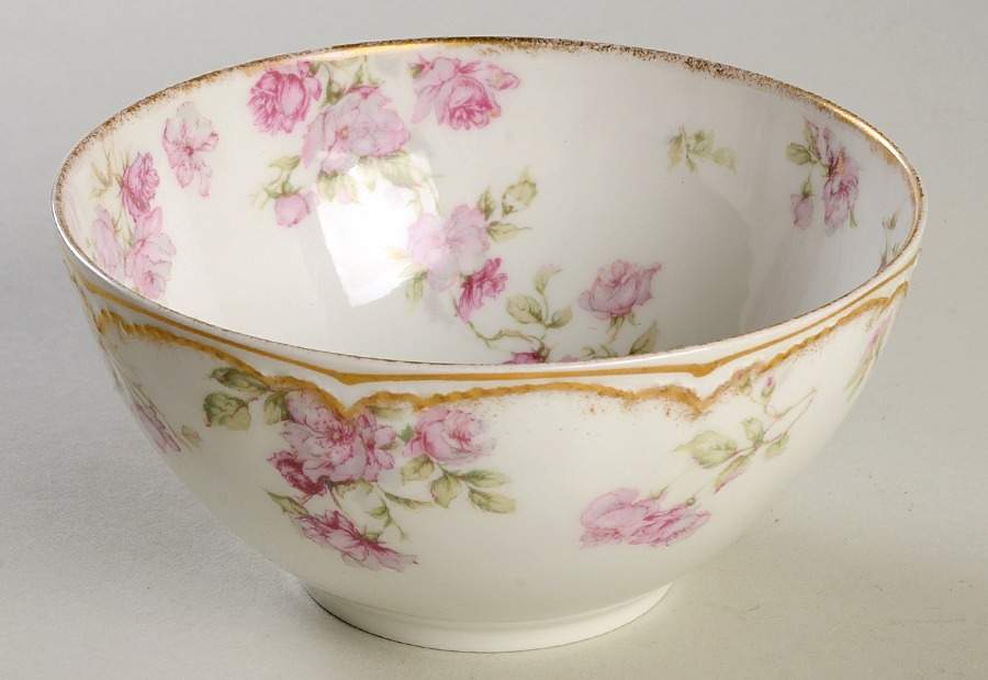 Schleiger 39D Cranberry Bowl by Haviland-1