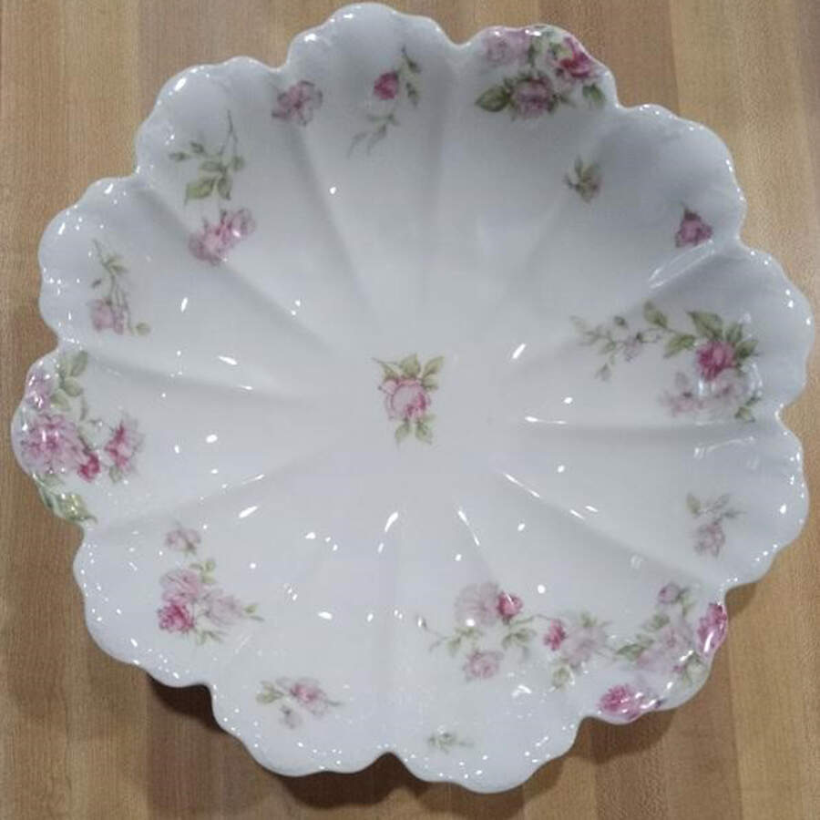 Schleiger 39F Fluted Plate by Haviland-1