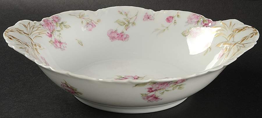 Schleiger 39F 10" Oval Vegetable Bowl by Haviland-1